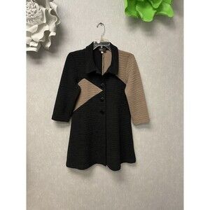 Andria Lieu Collection Black/Brown Blazer Size PM